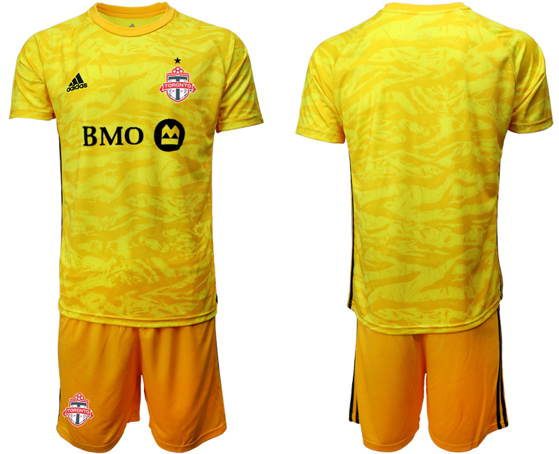 Men 2020-2021 club Toronto FC goalkeeper yellow Soccer Jerseys